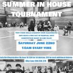 Summer In House Tournament @Hurricane's!