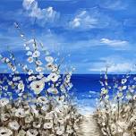 Paint Nite: Serene Beach Blossoms