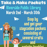 Staycation Take & Make packets