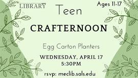 Crafternoon for Teens & Tweens