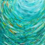 Many Fish in the sea....abstract in acrylic