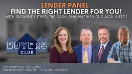 Lender Panel – Find the Right Lender for You!