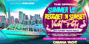 THE OFFICIAL SUMMER LATIN & REGGAETON SUNSET YACHT PARTY