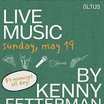 Live music by Kenny Fetterman