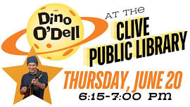 Dino O'Dell at the Clive Public Library