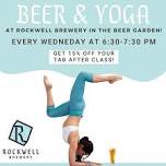 Beer & Yoga at Rockwell Brewery