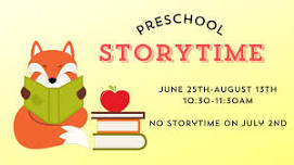 Preschool Storytime