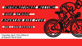 Mason City Mountain Bike Club Informational Meeting