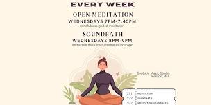 WEEKLY 7PM Guided Meditation |8PM Soundbath