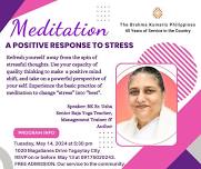 Meditation: A Positive Response to Stress (FREE In-Person Event)