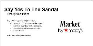 Say Yes To The Sandal Event