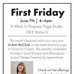 First Friday with Jo Ann McClure!