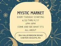 MYSTIC MARKET VENDORS WANTED for EVENT TUES JUN 25 4PM-9PM @ PARASTUDY