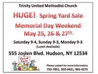 Annual Memorial Day Weekend Yard Sale