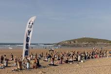 SILENT DISCO YOGA & MEDITATION Sessions! - Sun 9th June12.30pm on Fistral Beach, Newquay!