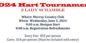 2024 Hart Tournament: 2 Lady Scramble — Murray, Kentucky Tourism