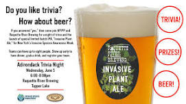 Adirondack Trivia Night for New York Invasive Species Awareness Week