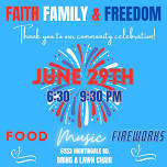 FAITH, FAMILY & FREEDOM Event