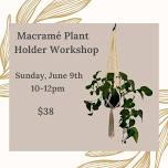 Macarme Plant Holder Workshop