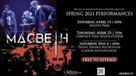 Nevada Shakespeare Festival hosting free performances of Macbeth