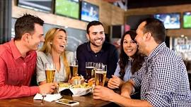 Beer and friendship, a good time together - beer friends party waiting for you