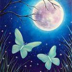 Butterflies in the moonlight