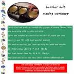 Make a leather belt workshops