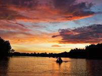 SUNSET DOG PADDLE at Simpson Lake...LAUNCH FROM BOAT RAMP, NOT BEACH