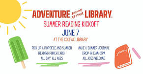 Colfax Summer Reading Kick-Off