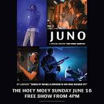 Sunday Sesh with JUNO EP Launch + Special Guests ‘ The How Abouts’ + Tareik Hart!