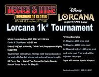 Decks & Dice Lorcana 1k* Tournament June 2024