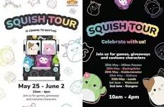 Half-term Squishmallows Squish Tour at Smyths Toys Kidderminster