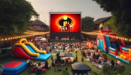 Inflatables with “The Incredibles” Movie Night - Free Event