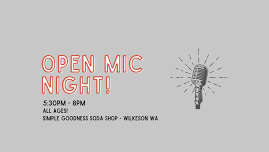 Open Mic Night at the Soda Shop