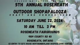 5th Annual Roseneath Outdoor Shopapalooza Craft and Vendor Show