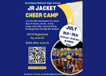 Jr Jacket Cheer Camp at Southeast Bulloch High