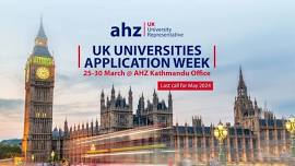 UK Universities Application Week | AHZ Kathmandu Office