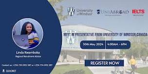 Meet Representative from University of Windsor ,Canada