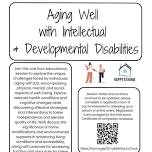 Aging Well w/Intellectual & Developmental Disabilities w/Happy at Home Consulting