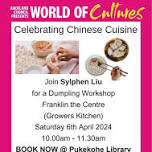 World of Cultures: Dumpling Workshop [Bookings Essential]