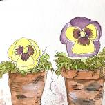 Watercolor Series for Beginners: Pansies