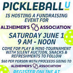 Alzheimers Fundraiser at PickleballU