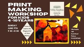 THE ART OF PRINT MAKING SUNDAY WORKSHOP