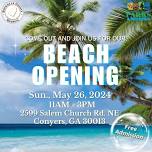 Beach Re-Opening