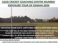 AZAD CRICKET COACHING CENTRE MUMBAI EXPOSURE TOUR OF DAMAN 2024