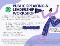 Youth- Public Speaking & Leadership Workshop