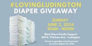 #LOVINGLUDINGTON Diaper Giveaway