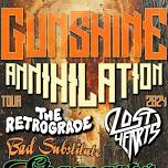 Gunshine w/Lost Hearts, The Retrograde, Bad Substitute LIVE@The Shag