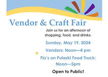 Vendor, Craft Fair, & Food Truck