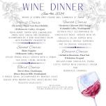 Wine Dinner